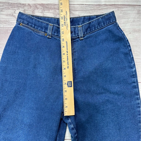 Vintage Levis White Tab High Waist Bareback Western Jeans Womens Made in USA - Picture 3 of 10